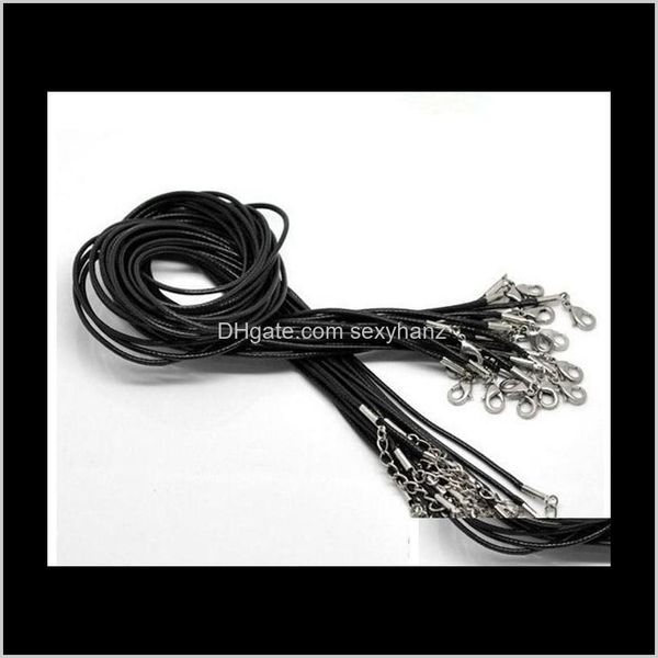 chains necklaces & pendants drop delivery 2021 black wax leather snake necklace 45cm 60cm cord string rope wire extender chain with lobster, Silver
chains necklaces & pendants drop delivery 2021 black wax leather snake necklace 45cm 60cm cord string rope wire extender chain with lobster, Silver