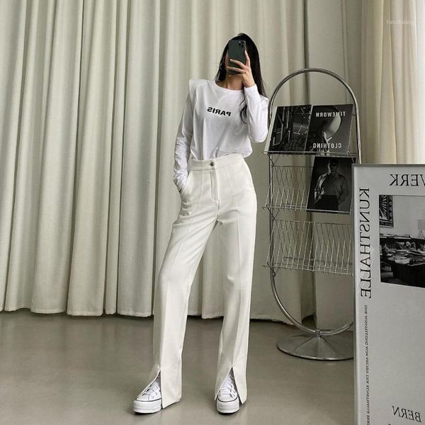 women's pants & capris autumn winter warm fleece plus size suit streetwear high waist trousers korean style split flare y2k 1 51ln, Black;white
women's pants & capris autumn winter warm fleece plus size suit streetwear high waist trousers korean style split flare y2k 1 51ln, Black;white