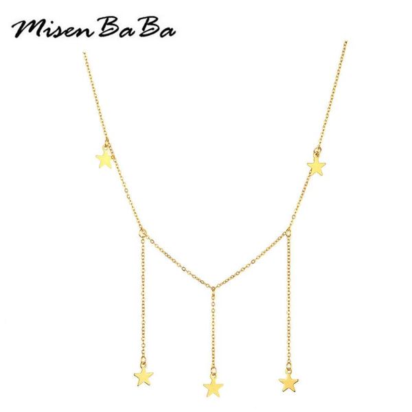 pendant necklaces stainless steel thin chain moon tassel star choker for women girls fashion jewelry gifts, Silver
pendant necklaces stainless steel thin chain moon tassel star choker for women girls fashion jewelry gifts, Silver