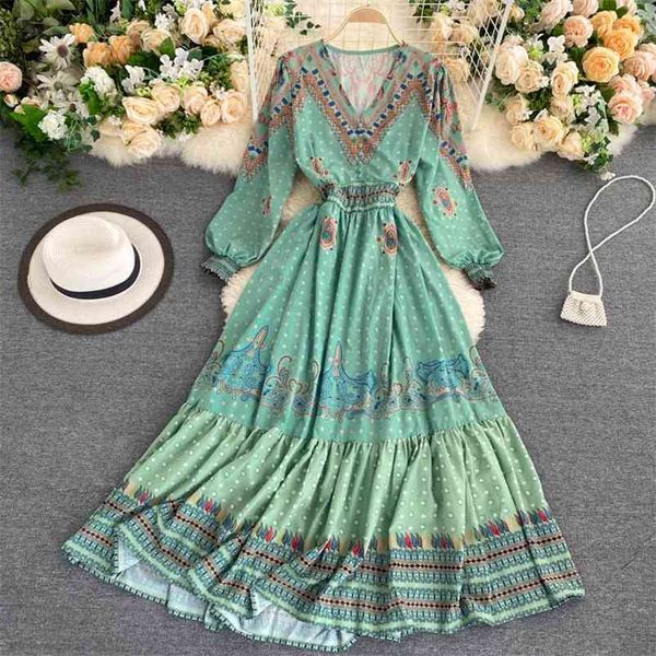 spring autumn women's dress european style v-neck contrasting color print waist slim long sleeve es gx701 210507, Black;gray
spring autumn women's dress european style v-neck contrasting color print waist slim long sleeve es gx701 210507, Black;gray