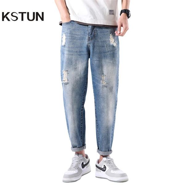 men's jeans moto men hip hop streetwear blue hollow out destroyed loose fit harem pants ripped torn distressed trousers
men's jeans moto men hip hop streetwear blue hollow out destroyed loose fit harem pants ripped torn distressed trousers