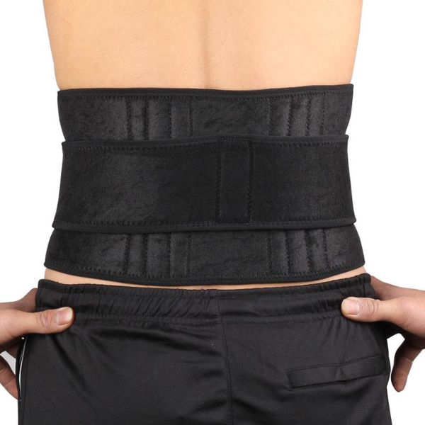 real limited soporte de espalda weightlifting sports back waist brace support strap wrap belt band 6-spring-, Black;gray
real limited soporte de espalda weightlifting sports back waist brace support strap wrap belt band 6-spring-, Black;gray