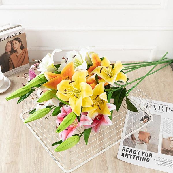 10pcs artificial flowers lilies bouquet lily simulation pu fake flower wedding decoration party year el diy home decor decorative & wreaths
10pcs artificial flowers lilies bouquet lily simulation pu fake flower wedding decoration party year el diy home decor decorative & wreaths