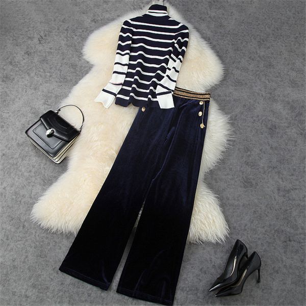 pant autumn fashion female suit striped turtlenecks designer upper mesh and pants piece mrs outfit, White
pant autumn fashion female suit striped turtlenecks designer upper mesh and pants piece mrs outfit, White