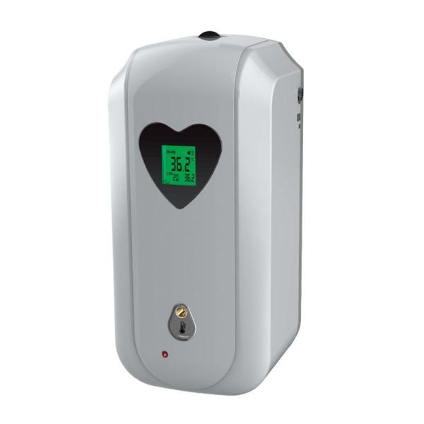 liquid soap dispenser body temperature measurement alarm auto disinfect spray hand sanitizer dispense with usb rechargeable battery
liquid soap dispenser body temperature measurement alarm auto disinfect spray hand sanitizer dispense with usb rechargeable battery