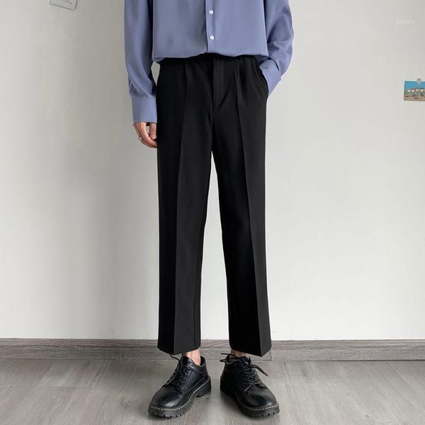 men's suits & blazers summer thin casual pants fashion gray black suit men korean loose straight-leg dress mens wide-leg s-3xl, White;black
men's suits & blazers summer thin casual pants fashion gray black suit men korean loose straight-leg dress mens wide-leg s-3xl, White;black