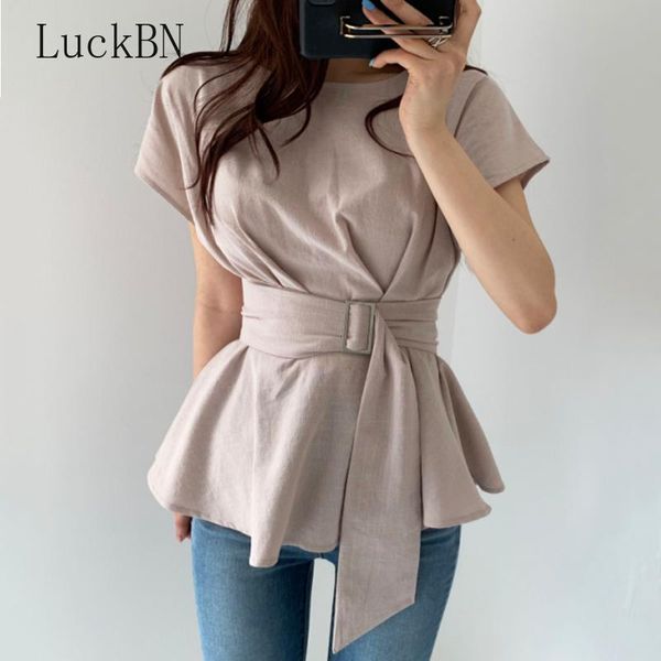 women's blouses & shirts elegant ruffles patchwork solid ol blouse women clothing o neck short sleeve slim waist sashes blusas summer 2, White
women's blouses & shirts elegant ruffles patchwork solid ol blouse women clothing o neck short sleeve slim waist sashes blusas summer 2, White