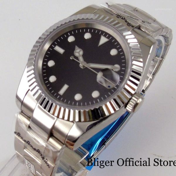 wristwatches sterile 36mm date fluted bezel black selfwinding men watch 24 jewels nh35a middle polished strap luminous hand, Slivery;brown
wristwatches sterile 36mm date fluted bezel black selfwinding men watch 24 jewels nh35a middle polished strap luminous hand, Slivery;brown