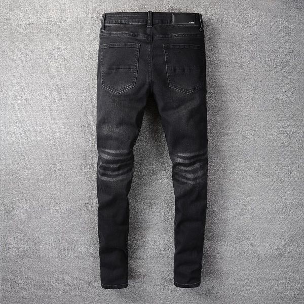 2021 tikmens jeans distressed motorcycle biker jean rock skinny slim ripped hole stripe fashionable snake embroidery denim pants #688, Blue
2021 tikmens jeans distressed motorcycle biker jean rock skinny slim ripped hole stripe fashionable snake embroidery denim pants #688, Blue