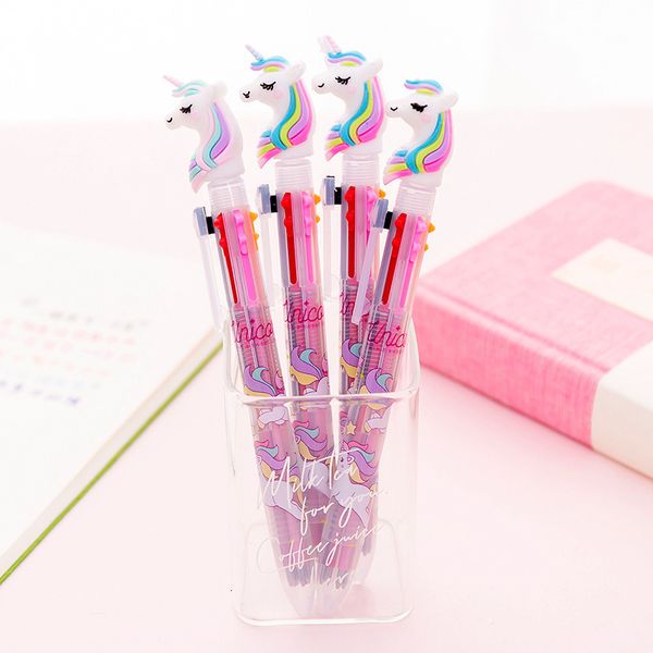 pen xinku creative unicorn 6-color core press multi-function ball point student's hand account with small fresh oil
pen xinku creative unicorn 6-color core press multi-function ball point student's hand account with small fresh oil