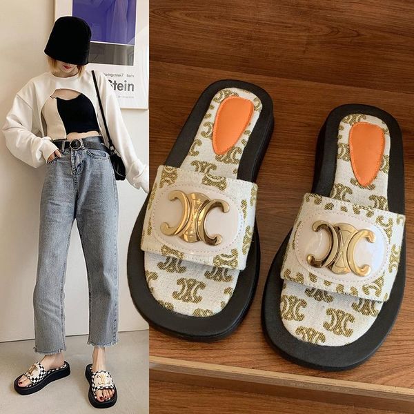 slippers fashion women summer shoes woman casual buckle flat flip flop slides outdoor comfort beach, Black
slippers fashion women summer shoes woman casual buckle flat flip flop slides outdoor comfort beach, Black