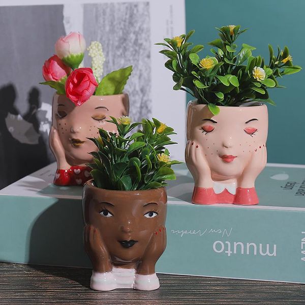 cute girls flowerpot flower pot planter pen holder deskfigures toy home garden plants ceramic succulent planters & pots
cute girls flowerpot flower pot planter pen holder deskfigures toy home garden plants ceramic succulent planters & pots