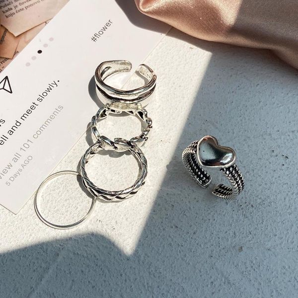 wedding rings 5pcs angel love multi ring set for european and american retro personality finger gifts vintage metal, Slivery;golden
wedding rings 5pcs angel love multi ring set for european and american retro personality finger gifts vintage metal, Slivery;golden
