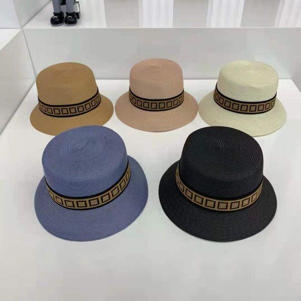 stingy brim hats 2021 spring and summer women's straw hat fashion high-end low-key luxury, Blue;gray
stingy brim hats 2021 spring and summer women's straw hat fashion high-end low-key luxury, Blue;gray