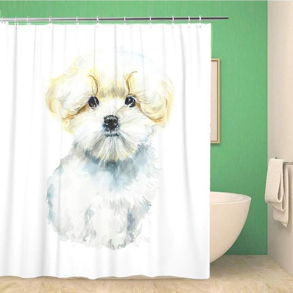 shower curtains bathroom curtain cute maltese dog portrait small watercolor adorable animal canine darling polyester fabric 60x72 inches
shower curtains bathroom curtain cute maltese dog portrait small watercolor adorable animal canine darling polyester fabric 60x72 inches