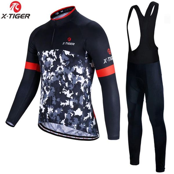 racing sets x-tiger pro cycling jersey set long sleeve bicycle clothing ropa mtb bike clothes wear, Black;blue
racing sets x-tiger pro cycling jersey set long sleeve bicycle clothing ropa mtb bike clothes wear, Black;blue
