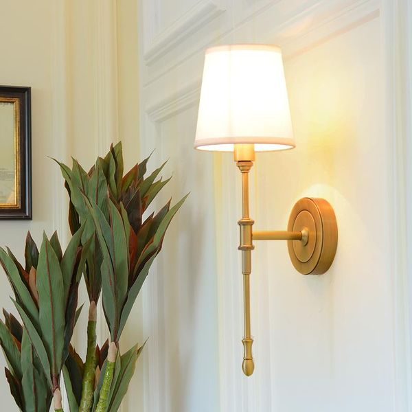 american traditional fabric shades e14 led wall lamps gold scones foyer deco lighting lamparas fixtures
american traditional fabric shades e14 led wall lamps gold scones foyer deco lighting lamparas fixtures