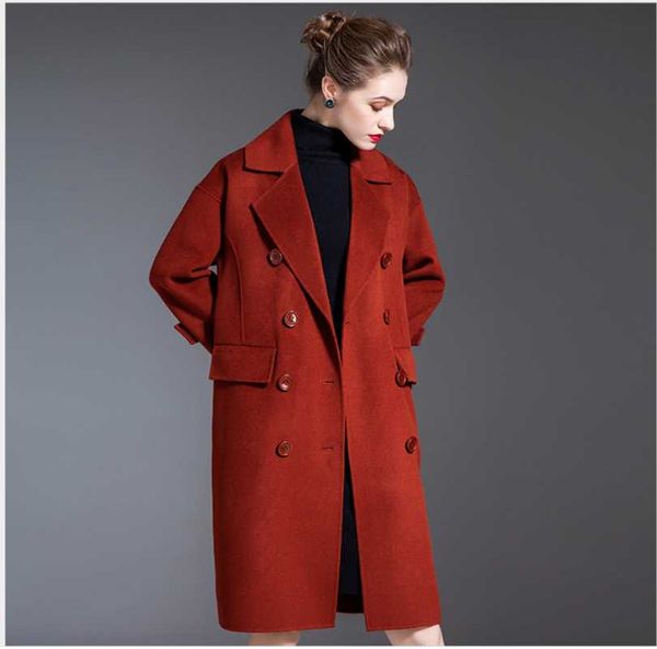 women's trench coats 2021 winter woolen belt jacket women classic overcoat female thick coat elegant long jackets lady outwear clothes, Tan;black
women's trench coats 2021 winter woolen belt jacket women classic overcoat female thick coat elegant long jackets lady outwear clothes, Tan;black