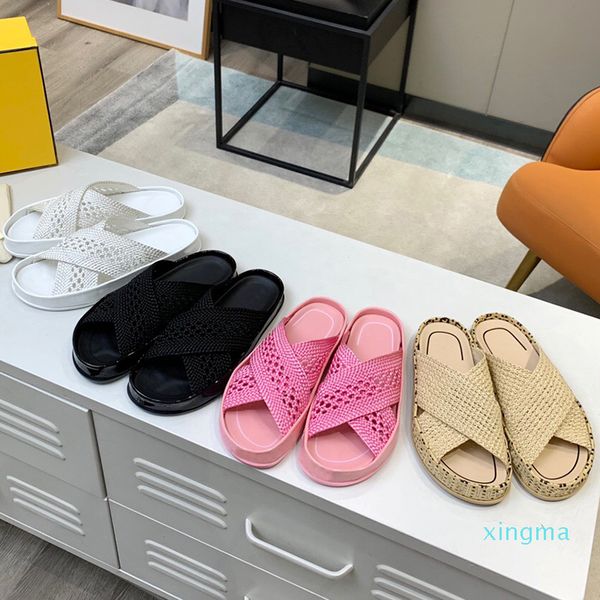 weave sandals women slipper luxurys designer shoe high heels fashion wide flat outdoor lawn womens platform sandal slippers, Black
weave sandals women slipper luxurys designer shoe high heels fashion wide flat outdoor lawn womens platform sandal slippers, Black