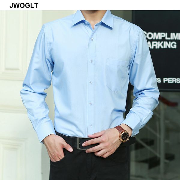 plus size 8xl 7xl 6xl 5xl 4xl mens business casual long sleeved button shirt classic solid chest pocket social dress shirts 210412, White;black
plus size 8xl 7xl 6xl 5xl 4xl mens business casual long sleeved button shirt classic solid chest pocket social dress shirts 210412, White;black