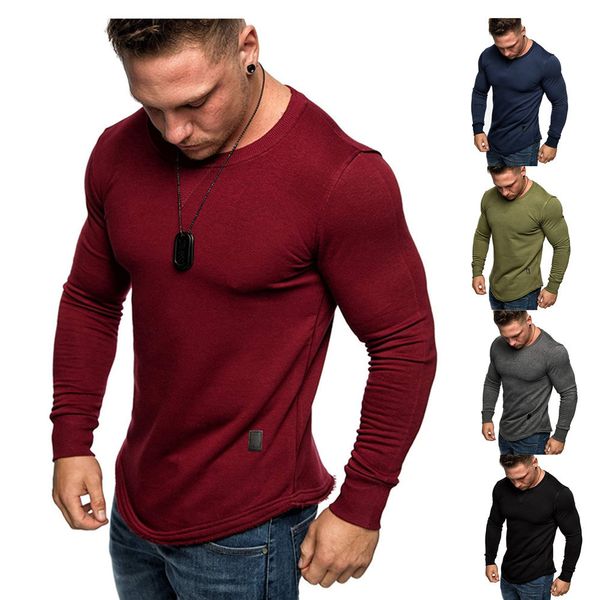 mens sweater 2021 new autumn men's casual round neck sweater european sports solid color fashion, Black
mens sweater 2021 new autumn men's casual round neck sweater european sports solid color fashion, Black