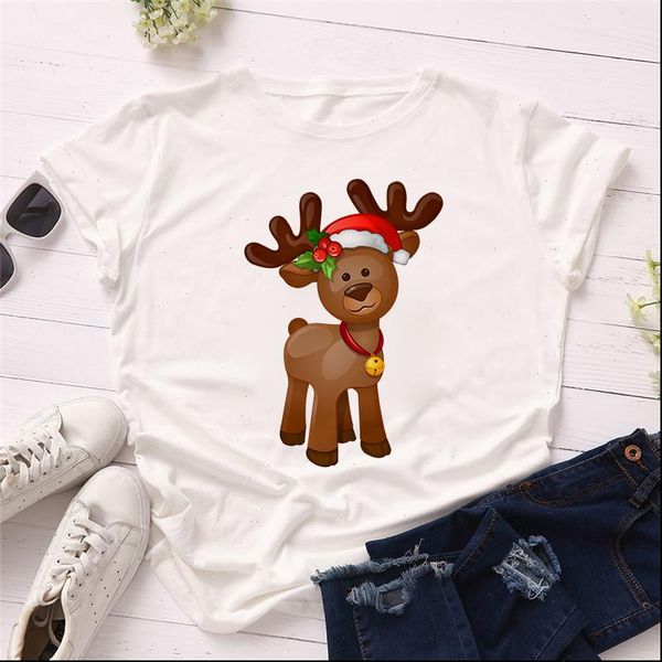 short sleeve christmas tshirts womens t shirt cartoon elk print sprint summer white shirts clothes harajuku
short sleeve christmas tshirts womens t shirt cartoon elk print sprint summer white shirts clothes harajuku