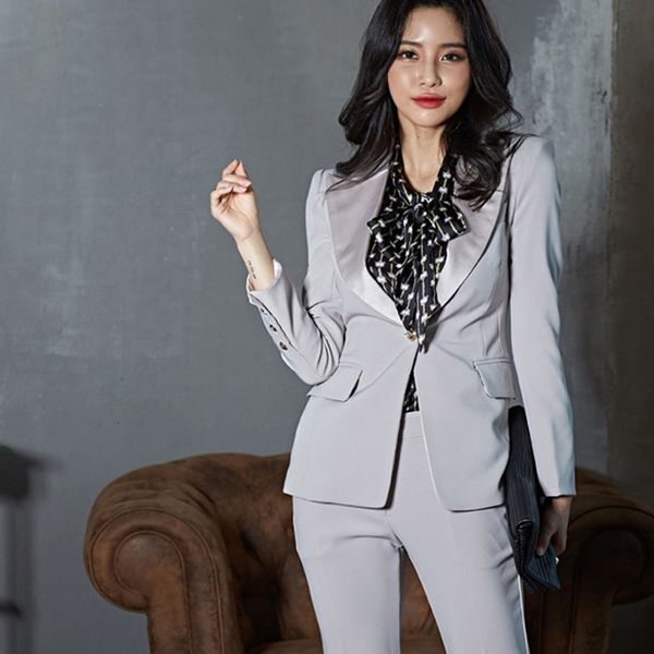 pant wet fashion turtleneck ensemble blazer a thin button waistline jacket enlarged women's pants two work suit suits, White
pant wet fashion turtleneck ensemble blazer a thin button waistline jacket enlarged women's pants two work suit suits, White