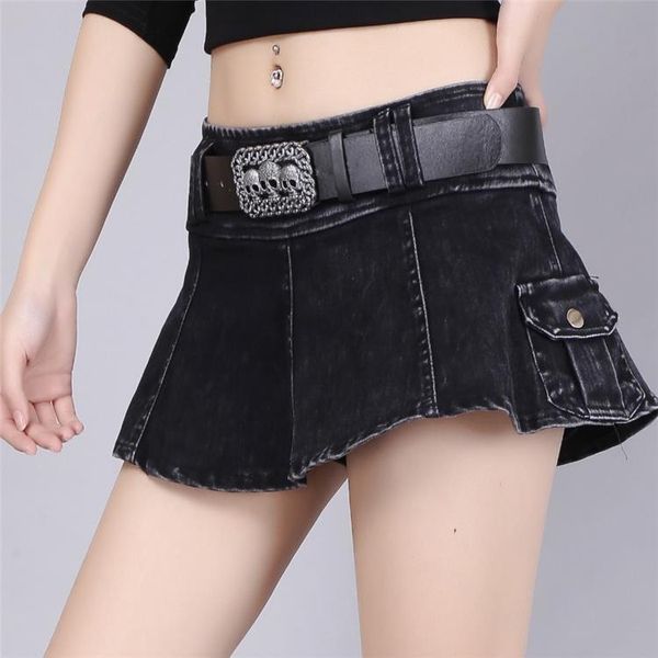 korean fashion denim miniskirt womens skirt stretch pack hip wash black half low waist skinny umbrella dq938
korean fashion denim miniskirt womens skirt stretch pack hip wash black half low waist skinny umbrella dq938