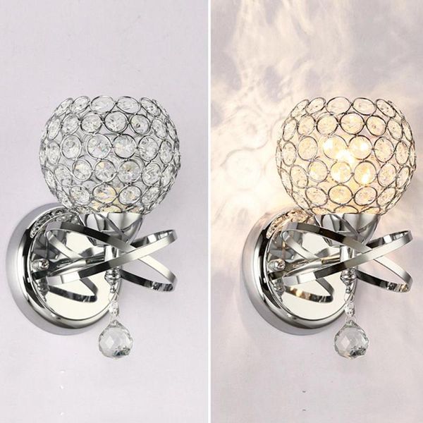 wall lamp indoor lighting crystal lights decoration bedside sconce gold/sliver e27 for modern home ligting
wall lamp indoor lighting crystal lights decoration bedside sconce gold/sliver e27 for modern home ligting