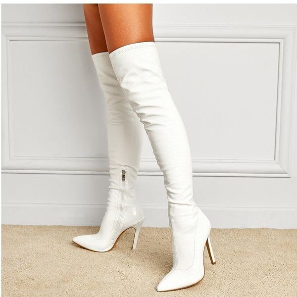 boots 2021 pointed stiletto high women's pedicure side zipper fashion warm black white two-color women personalized boot
boots 2021 pointed stiletto high women's pedicure side zipper fashion warm black white two-color women personalized boot