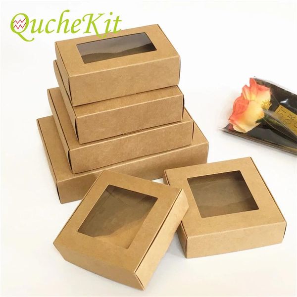 gift wrap 10pcs kraft paper box with transparent window cake packaging boxes wedding favors jewelry diaplay
gift wrap 10pcs kraft paper box with transparent window cake packaging boxes wedding favors jewelry diaplay