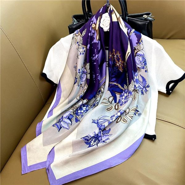 scarves fashion silk scarf women print hair neck square office ladies shawl bandanna muslim hijab handkerchief muffler foulard, Blue;gray
scarves fashion silk scarf women print hair neck square office ladies shawl bandanna muslim hijab handkerchief muffler foulard, Blue;gray