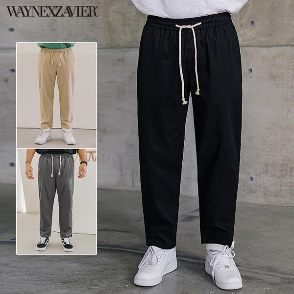 men's pants waynexzavier 2021 autumn solid color casual oversize men cotton joggers cargo baggy fashion streetwear, Black
men's pants waynexzavier 2021 autumn solid color casual oversize men cotton joggers cargo baggy fashion streetwear, Black