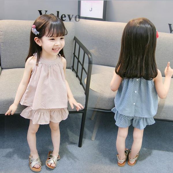 children's vest and shorts 2 pieces set baby kids summer clothes girls fashion ruffles princess clothing p418 sets, White
children's vest and shorts 2 pieces set baby kids summer clothes girls fashion ruffles princess clothing p418 sets, White