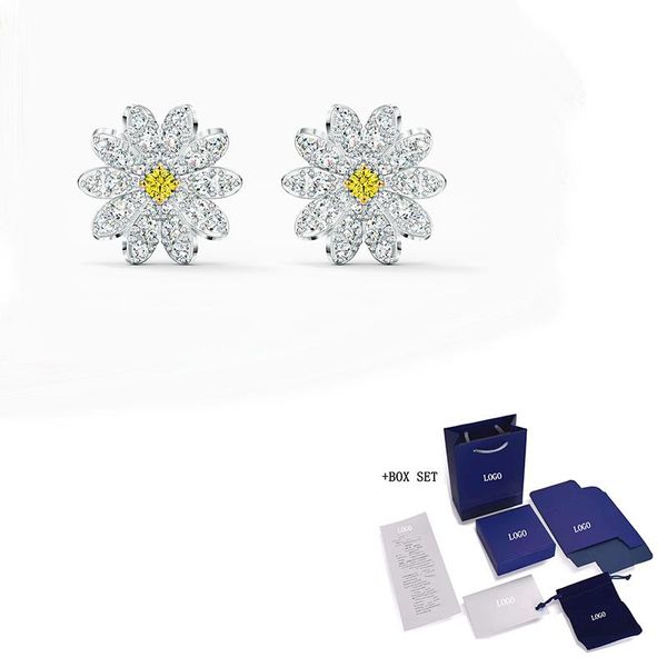 stud fashion jewelry swa eternal flower pierced earrings white gold daisy crystal elegant give women a romantic love gift, Golden;silver
stud fashion jewelry swa eternal flower pierced earrings white gold daisy crystal elegant give women a romantic love gift, Golden;silver