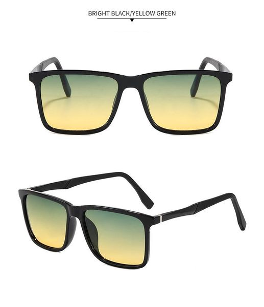 sunglasses men stylish square tr90 polarized frame male outdoor leisure glasses lightweight comfortable wear 5 color choose, White;black
sunglasses men stylish square tr90 polarized frame male outdoor leisure glasses lightweight comfortable wear 5 color choose, White;black