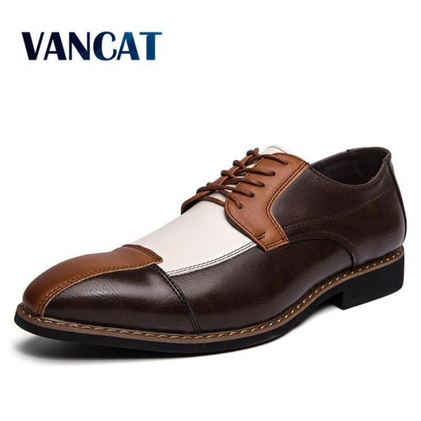 dress shoes spring autumn fashion office men's classic leather men business wedding party oxford size 38-48, Black
dress shoes spring autumn fashion office men's classic leather men business wedding party oxford size 38-48, Black