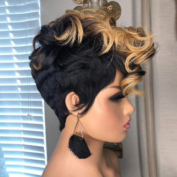 hair bulks ombre short pixie cut bob wave way for black women highlight blonde color human perruque cheveux humain
hair bulks ombre short pixie cut bob wave way for black women highlight blonde color human perruque cheveux humain