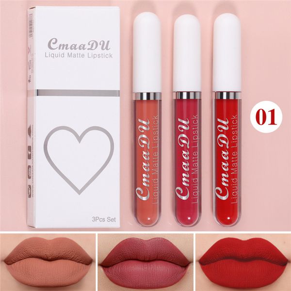 cmaadu 3pcs matte liquid lip gloss lipstick set rouge a levre lipgloss maquillage kit in 12 editions 3zzcc
cmaadu 3pcs matte liquid lip gloss lipstick set rouge a levre lipgloss maquillage kit in 12 editions 3zzcc