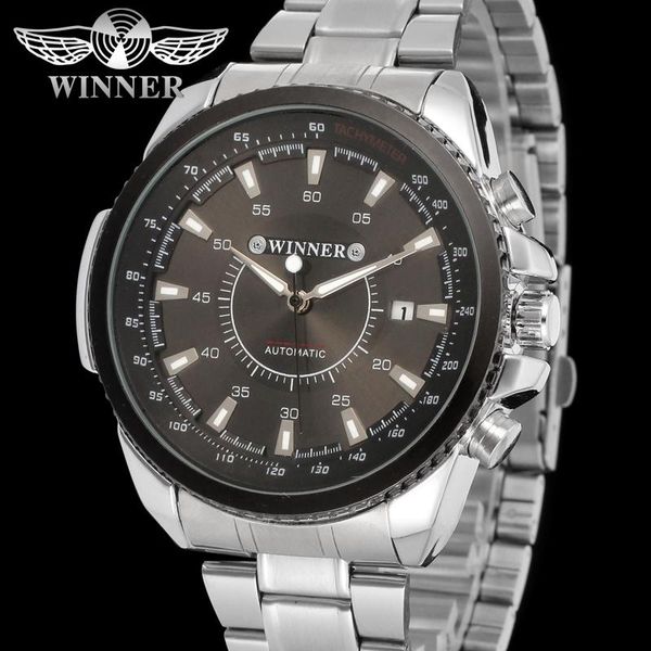 wristwatches t-winner strip scale hollowed-out mechanical watch black steel strap casual men's circular wrist, Slivery;brown
wristwatches t-winner strip scale hollowed-out mechanical watch black steel strap casual men's circular wrist, Slivery;brown