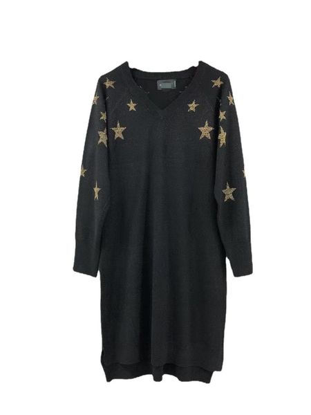 women's sweaters women sweater thread star long knit warm and fasionable, White;black
women's sweaters women sweater thread star long knit warm and fasionable, White;black