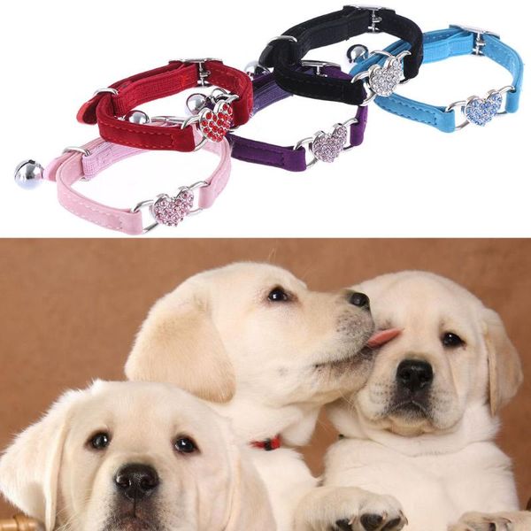 velvet puppy elastic bell heart shape adjustable dog cat kitty collar pet necklace soft neck chain accessories collars & leashes
velvet puppy elastic bell heart shape adjustable dog cat kitty collar pet necklace soft neck chain accessories collars & leashes