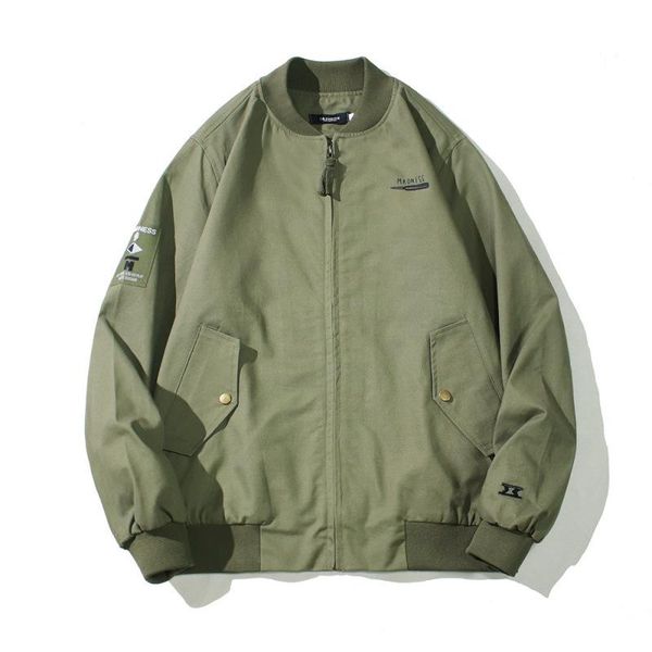 men's jackets fashion bomber jacket spring and autumn baseball uniform tide brand sports couple clothes windbreaker, Black;brown
men's jackets fashion bomber jacket spring and autumn baseball uniform tide brand sports couple clothes windbreaker, Black;brown