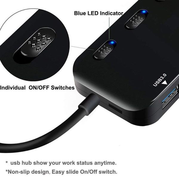 hubs 1pc type-c 3.0 hub 4-port external distributor with switch led light usb adapter computer accessories
hubs 1pc type-c 3.0 hub 4-port external distributor with switch led light usb adapter computer accessories