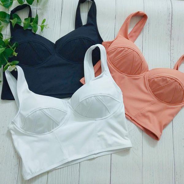 sports bra with push up naked-feels fabric crop women removable pads white yoga running workout gym bras clothing, White;black
sports bra with push up naked-feels fabric crop women removable pads white yoga running workout gym bras clothing, White;black