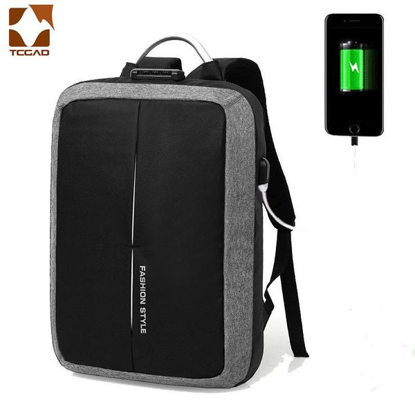 backpack tcgad anti-thief usb recharging no key tsa lock design men woman business fashion message travel
backpack tcgad anti-thief usb recharging no key tsa lock design men woman business fashion message travel