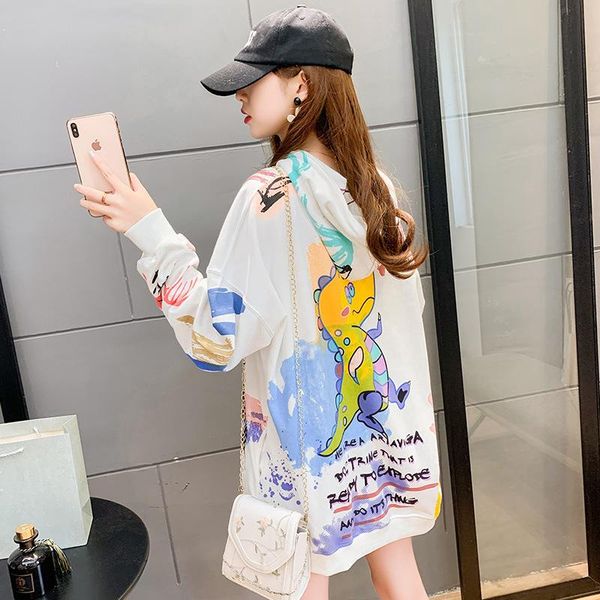 women's hoodies & sweatshirts women hooded graffiti print plus velvet thick ladies ins super fire lazy style jacket spring and 2021 aut, Black
women's hoodies & sweatshirts women hooded graffiti print plus velvet thick ladies ins super fire lazy style jacket spring and 2021 aut, Black
