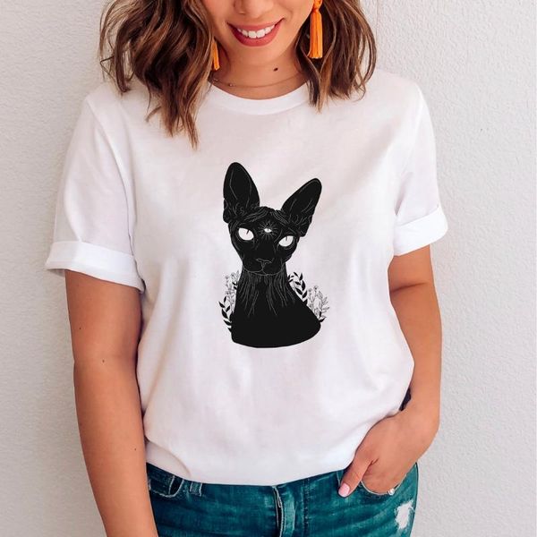 women's t-shirt all seeing eye sphinx cat third gothic women 100% cotton funny quote grunge hipster fashion tee tshirt, White
women's t-shirt all seeing eye sphinx cat third gothic women 100% cotton funny quote grunge hipster fashion tee tshirt, White