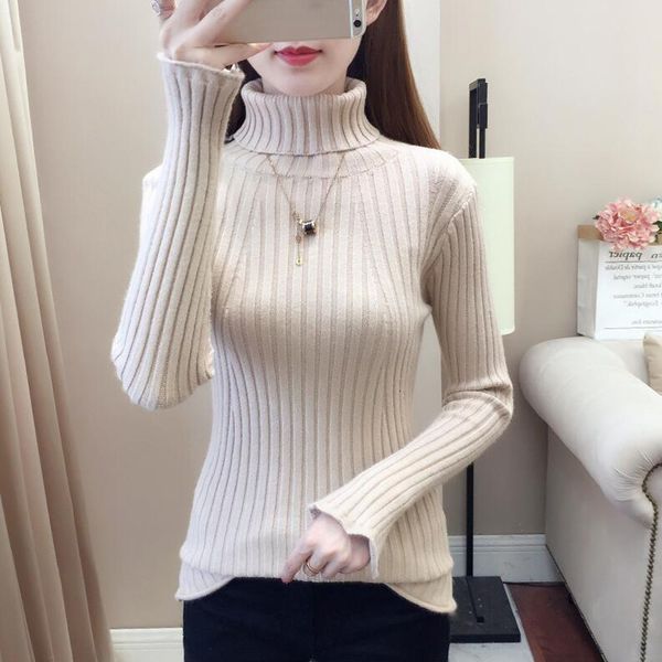 sweaters autumn winter turtleneck women sweater thick warm high elasticity slim knitted pullovers pull femme soft jumper jersey, White;black
sweaters autumn winter turtleneck women sweater thick warm high elasticity slim knitted pullovers pull femme soft jumper jersey, White;black