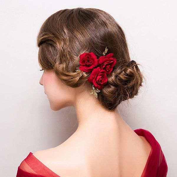 hair clips & barrettes red flower bride jewelry accessories handmade wedding party silk fabric rose golden sticks forks ornaments, 3pcs/lot, Golden;silver
hair clips & barrettes red flower bride jewelry accessories handmade wedding party silk fabric rose golden sticks forks ornaments, 3pcs/lot, Golden;silver